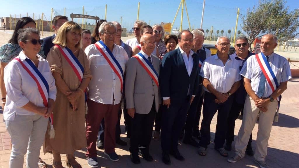 Hérault : visite surprise de l’ancien Président François Hollande à Palavas-les-Flots