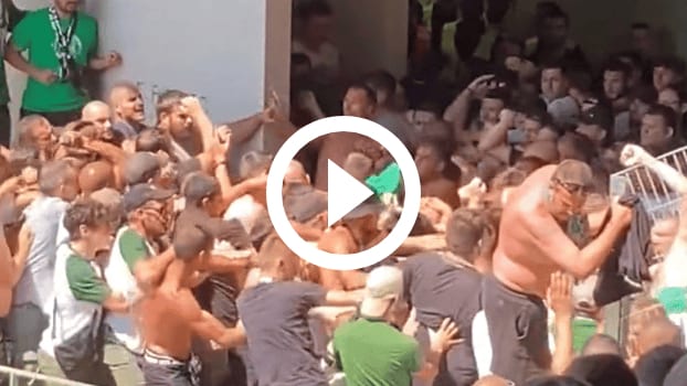 Football : des incidents éclatent dans le stade avant la rencontre Rodez – Saint Étienne