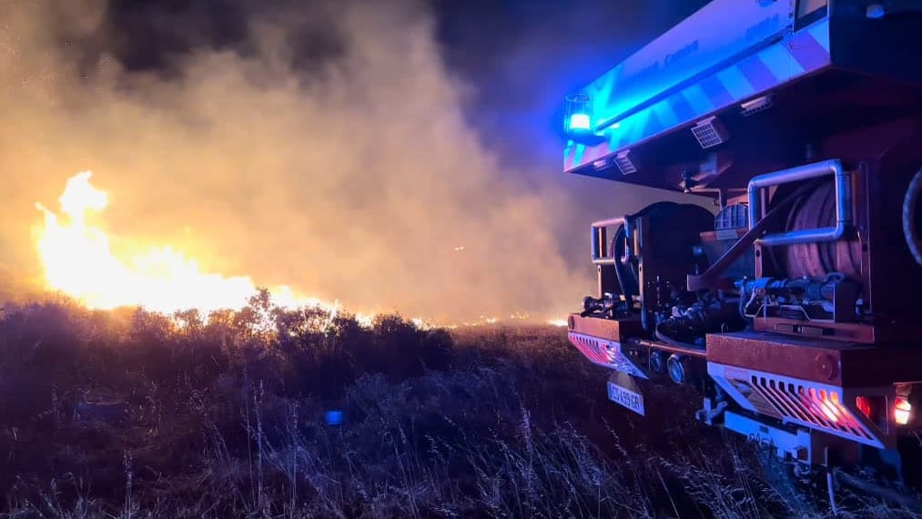 Pyrénées-Orientales : cette nuit, un violent feu de végétation détruit 55 hectares