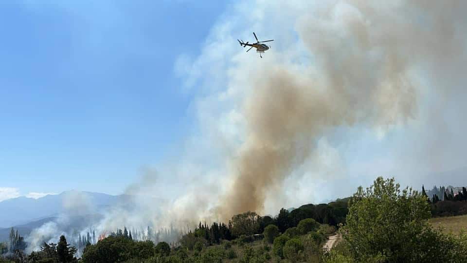Pyrénées-Orientales : un important incendie se déclare au Soler