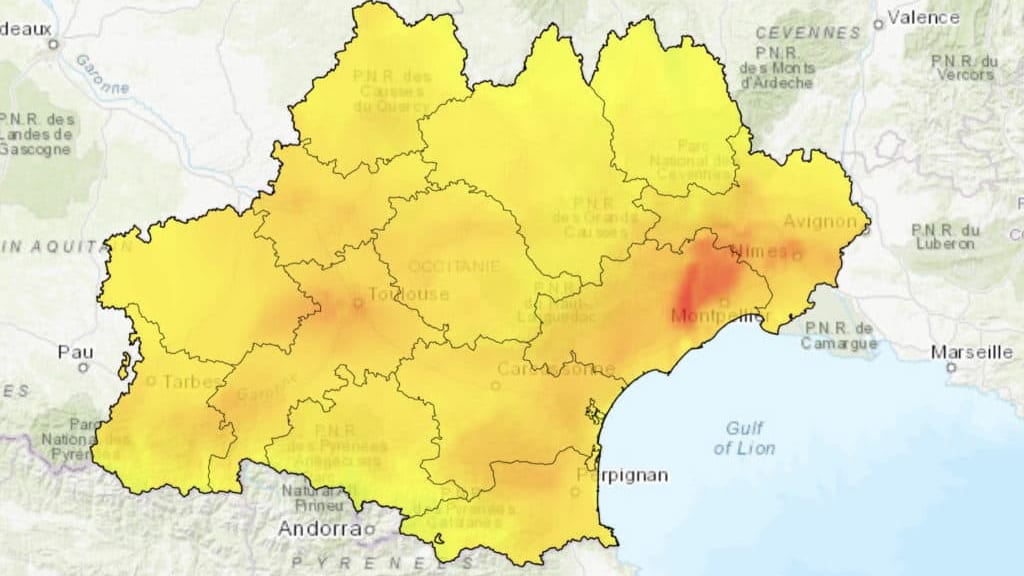 Occitanie : épisode de pollution à l’ozone en cours sur le Gard et l’Hérault