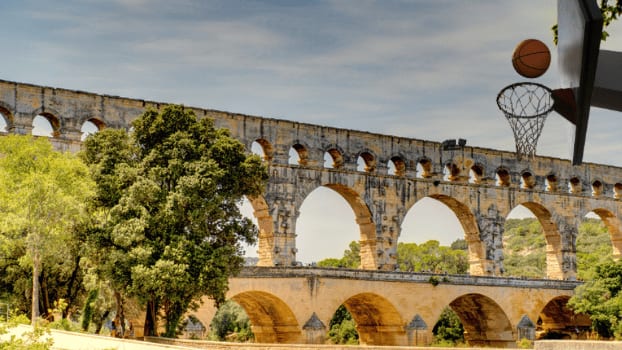 Sport : le Pont du Gard va être le temple du Basket à l’occasion du World Tour 3×3