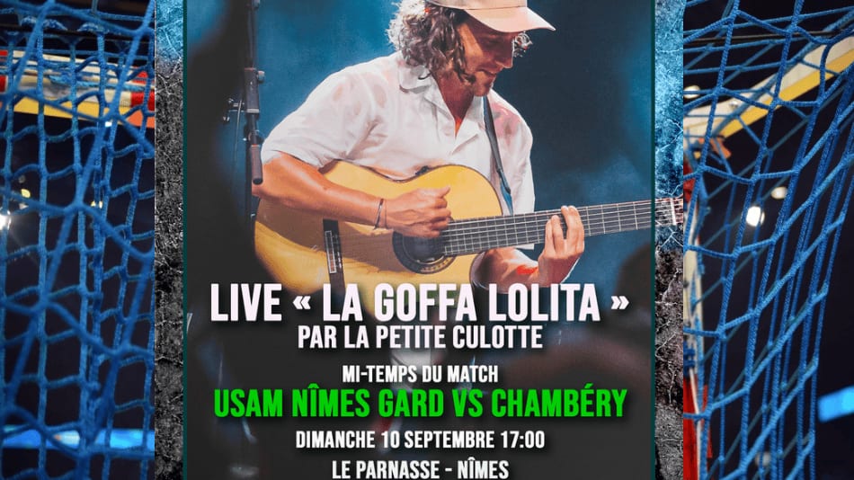 Gard : La Petite Culotte en concert live au premier match de l’USAM au Parnasse !