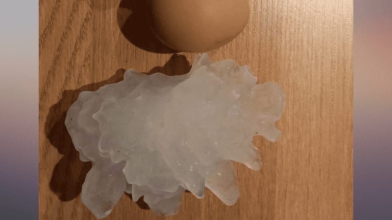 Météo : un grêlon géant de 10 cm observé en Occitanie ce dimanche