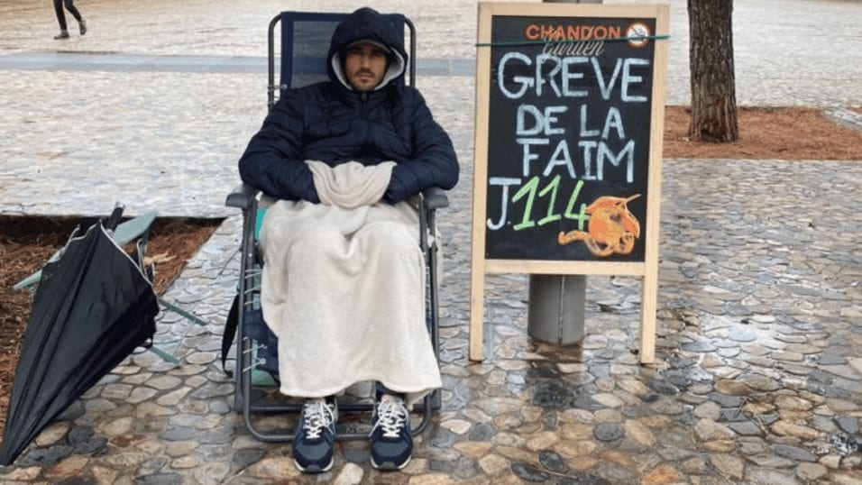 Grève de la faim à Montpellier : après 114 jours, Jérôme est « prêt à aller jusqu’à la mort »