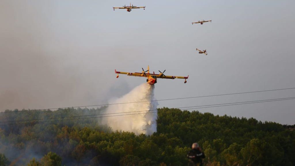 Feu dans le Gard : l’incendie de Calvisson a été maîtrisé après avoir ravagé 52 hectares