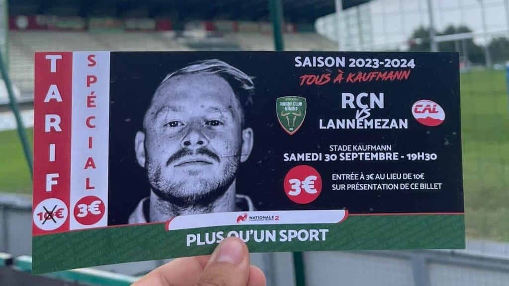 Rugby : des places pour le match Nîmes-Lannemezan vendues à 3€ chez de nombreux commerçants