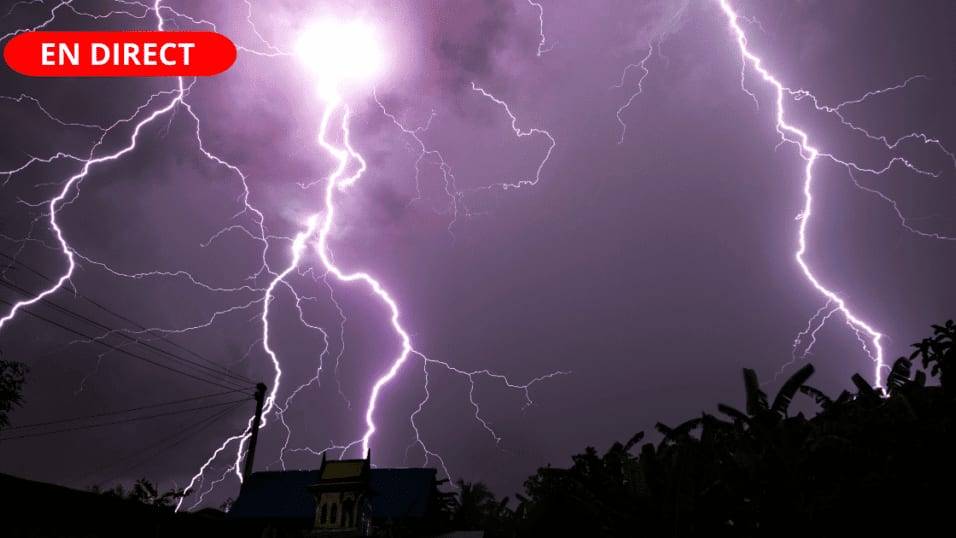 Orages en direct