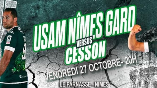 Jeu concours : gagnez vos places pour USAM Nîmes Gard – Cesson ce vendredi !