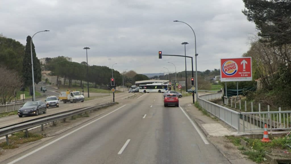Nîmes : accident entre deux véhicules en cours sur la N106