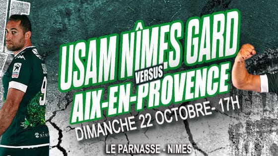 Jeu concours : gagnez vos places pour USAM Nîmes Gard – Aix-en-Provence ce dimanche