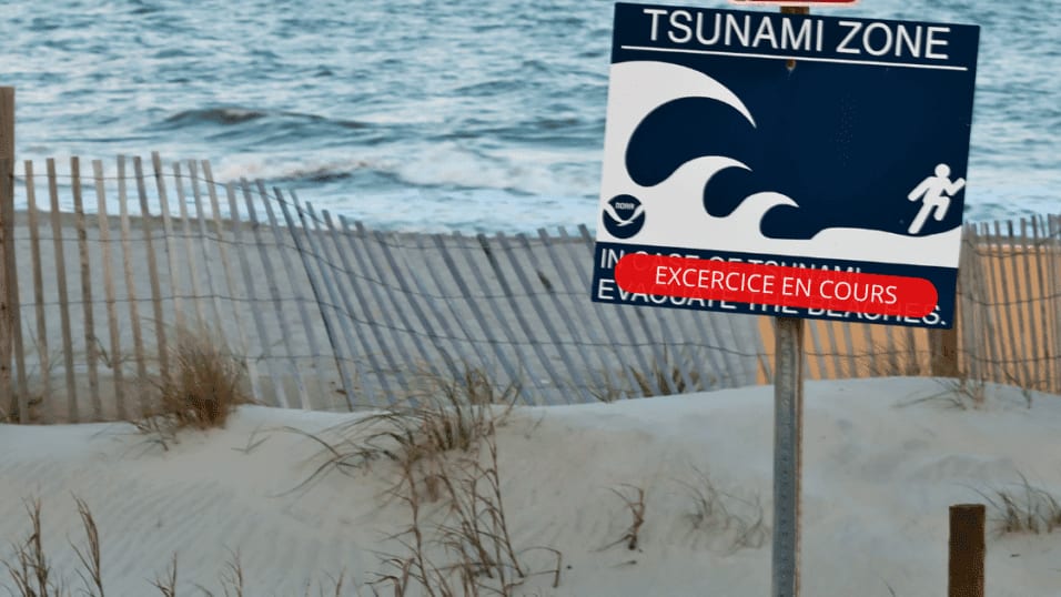 Le 19 janvier, un test d'alerte tsunami FR-Alert est organisé dans 9 départements littoraux. Objectif: évaluer la réactivité et sensibiliser
