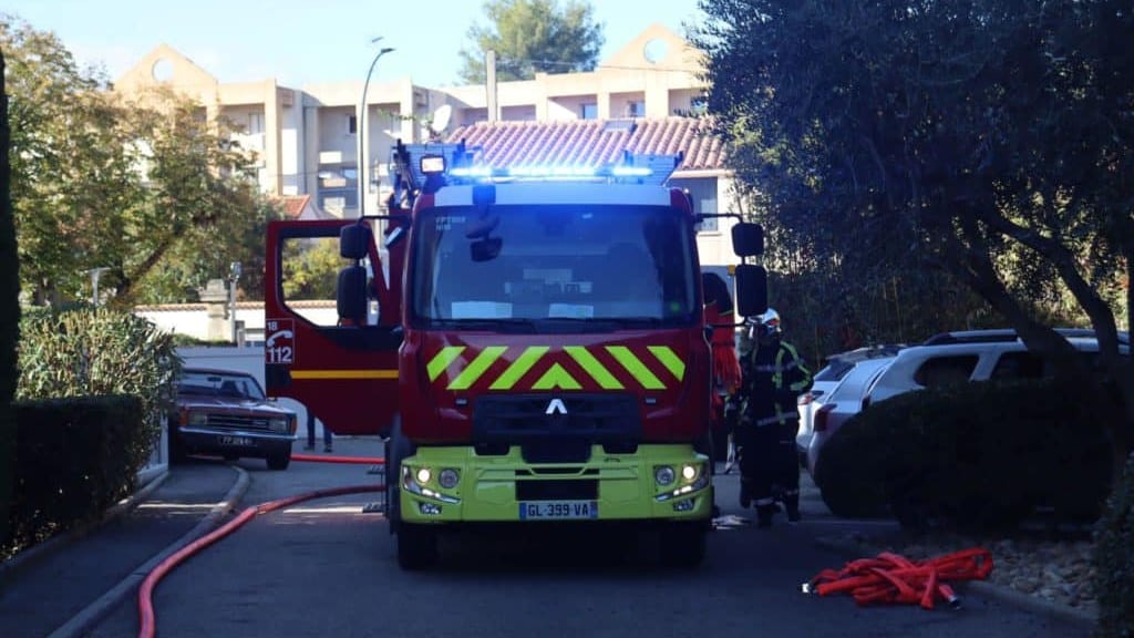 Feu à Nîmes - SDIS 30