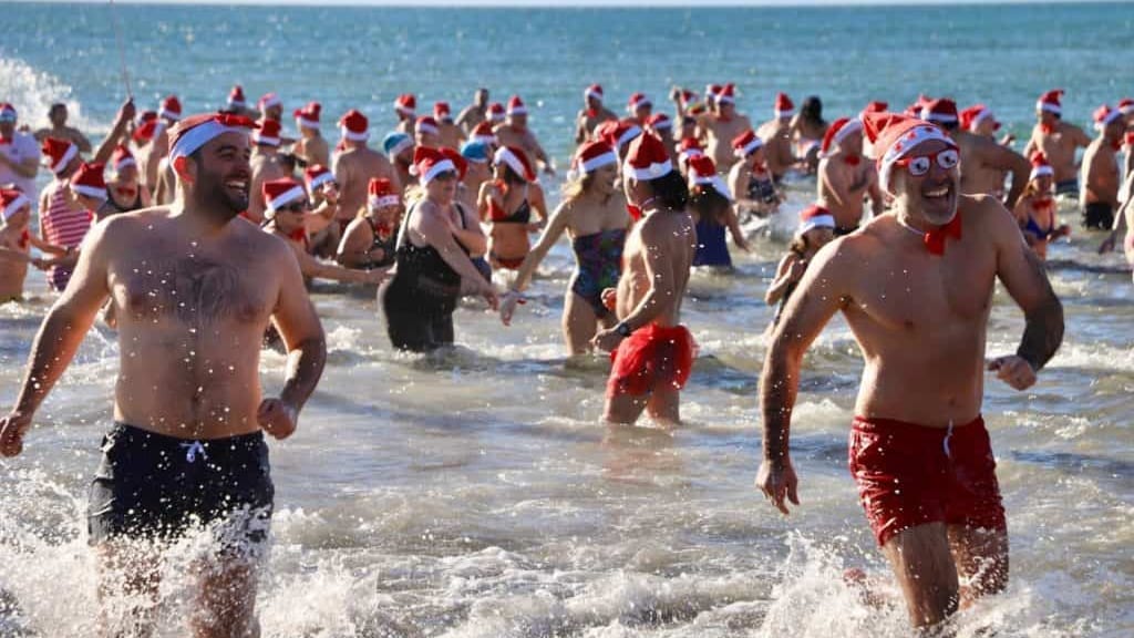 Bain de Noël Valras