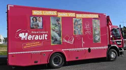 Bibliobus de l'Hérault