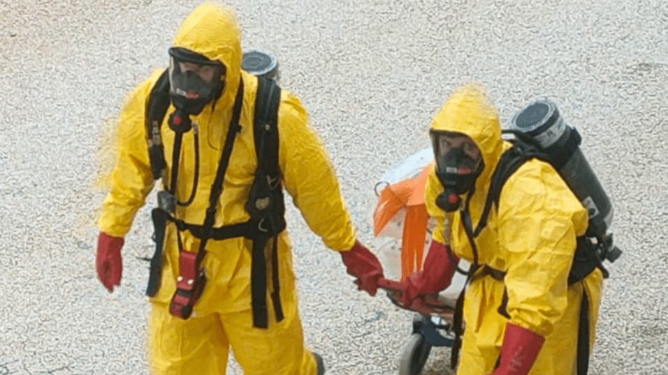 intervention pour un incident chimique - SDIS 30