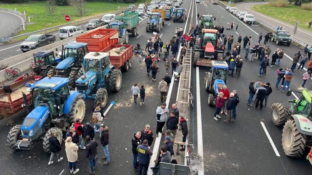 Fin du blocage de l'A9 dans le Gard