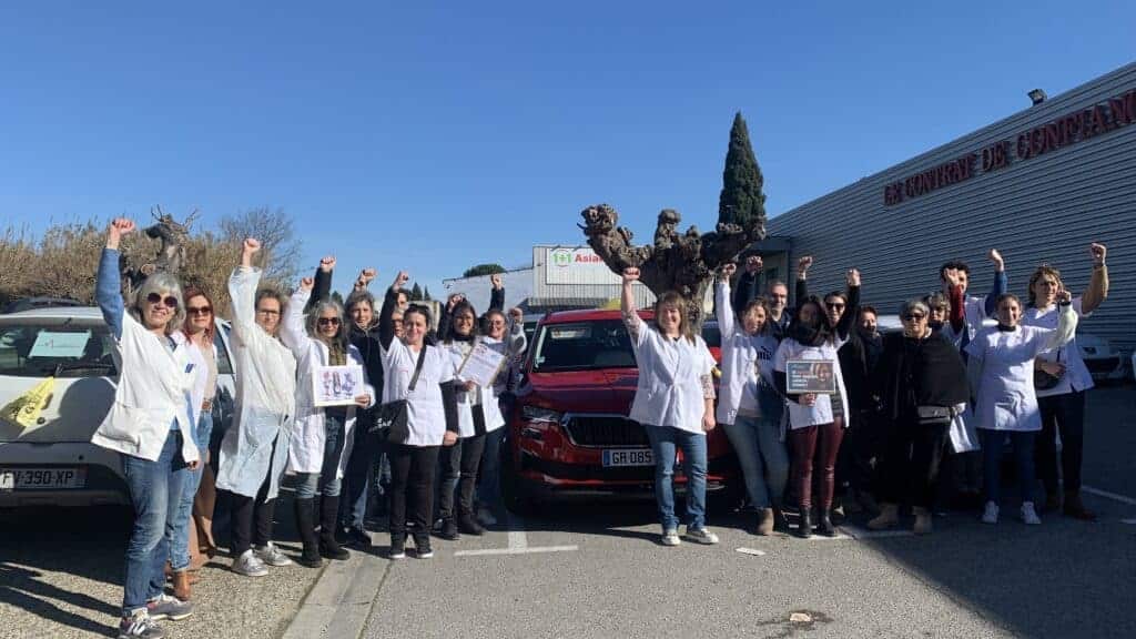 Gard : les infirmiers libéraux manifestent leur colère à Nîmes