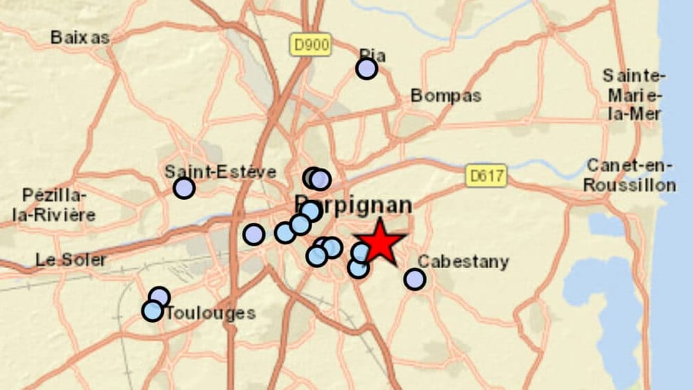 Occitanie : un tremblement de terre ressenti à Perpignan