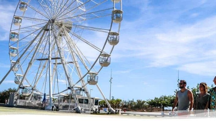 Nouvelle grande roue La Grande Motte -crédit photo https://www.lagrandemotte.com/