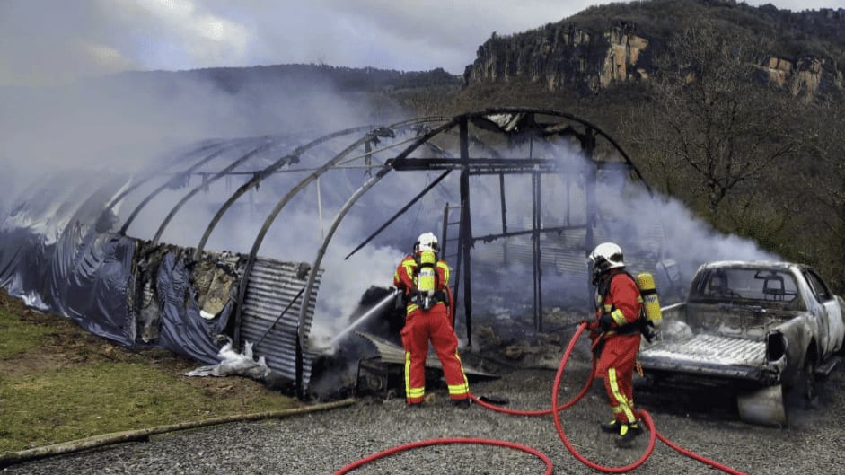 Gard : une femme gravement brûlée et 18 chevreaux morts dans un incendie