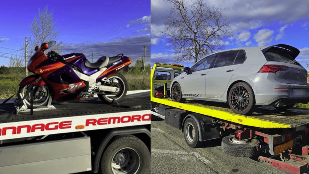 Gard : deux conducteurs interceptés après des grands excès de vitesse : Photos Gendarmerie du Gard