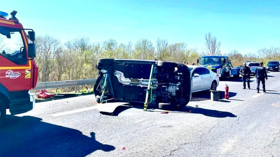 Accident de la route à Agde - photo DR
