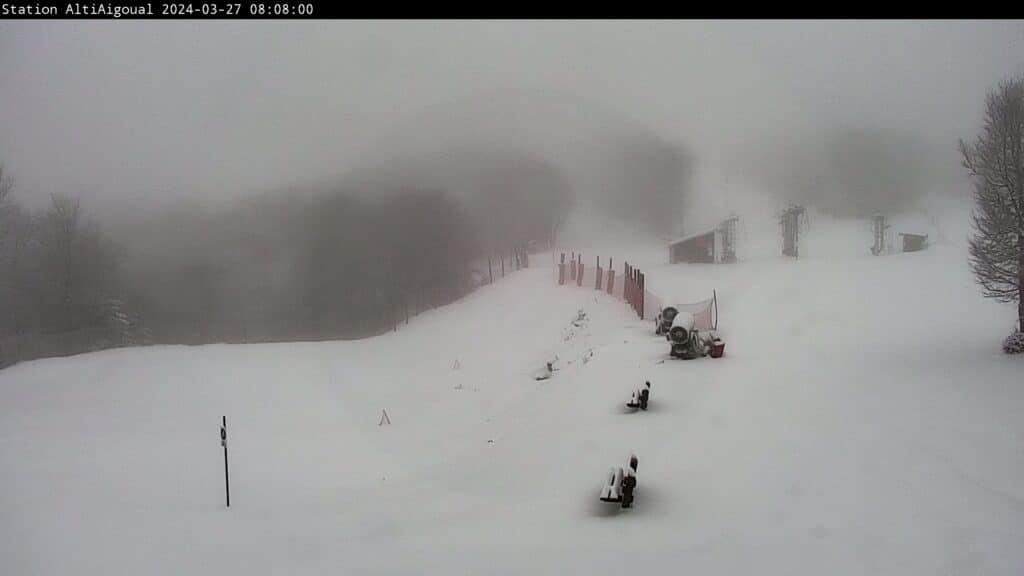 Météo : l’Aigoual de nouveau sous un épais manteau neigeux !