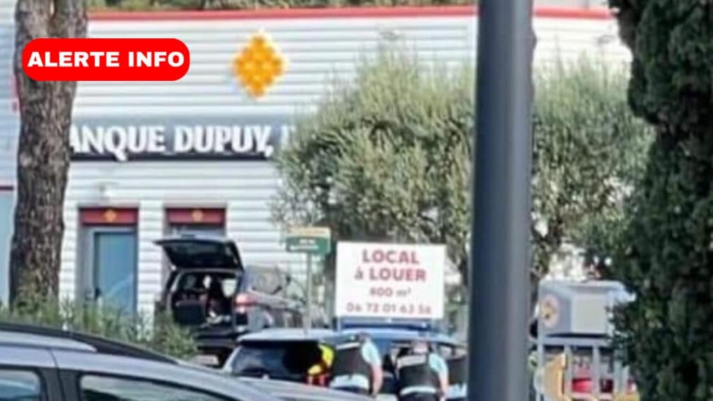 Braquage à Clermont-l’Hérault : un individu retranché dans une banque, des coups de feu signalés