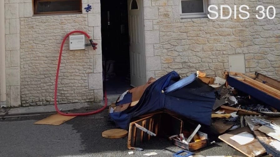 Gard : un incendie se déclare dans une habitation située  Roquemaure