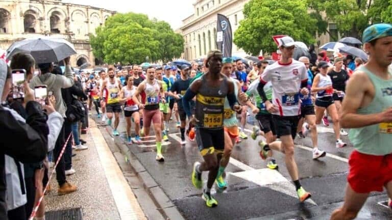 Gard : pluie de records pour le semi-marathon de Nîmes