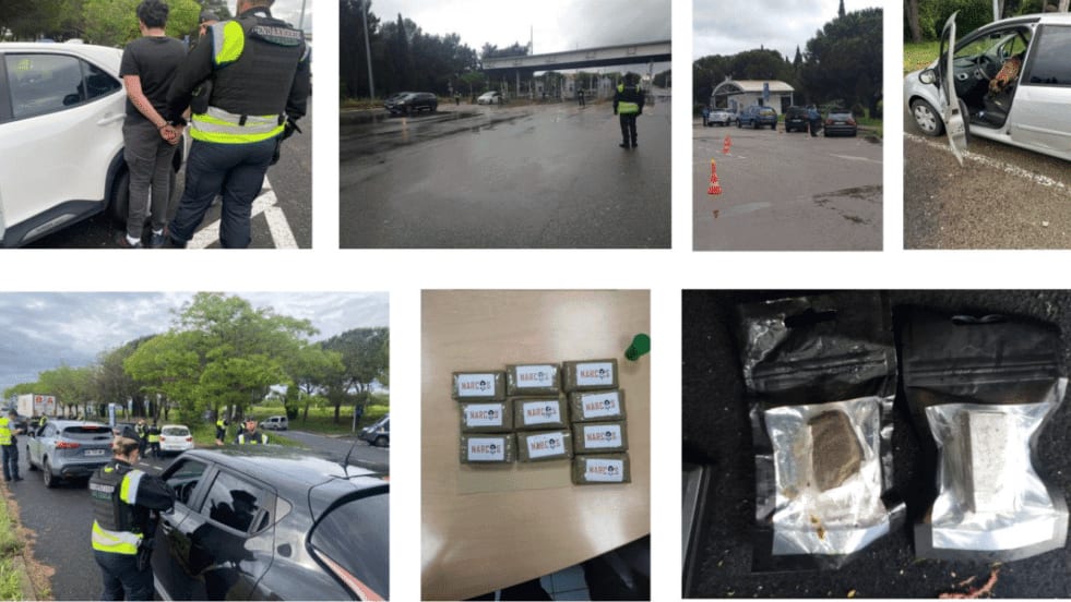 Opération "Place nette 30" - photos : Gendarmerie du Gard