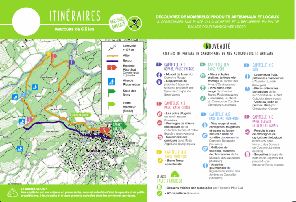 Le dimanche 2 juin, de 9h à 15h, les agriculteurs et artisans du territoire ainsi que de nouvelles animations attendent les promeneurs sur les sentiers de Saussines.
