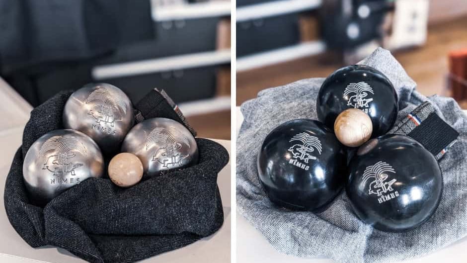 Gard : des boules de pétanque à l’effigie de la ville de Nîmes