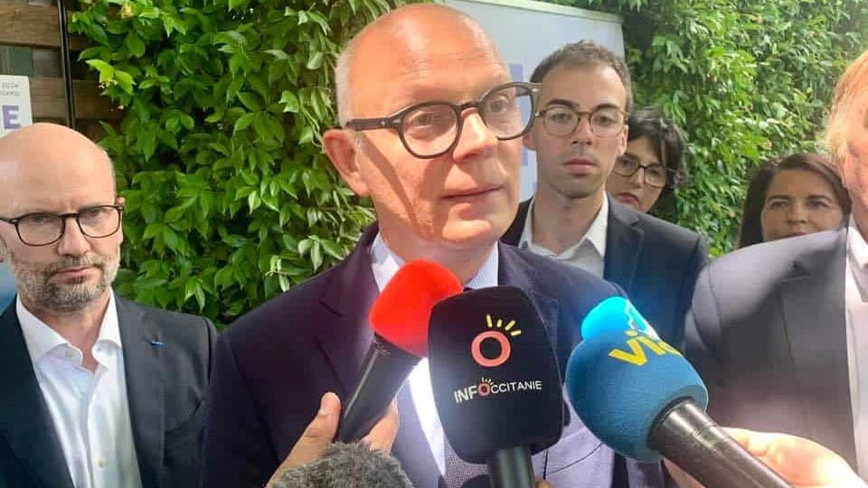 Linda Mansouri / InfOccitanie. Edouard Philippe en déplacement à Nîmes le mercredi 26 juin.