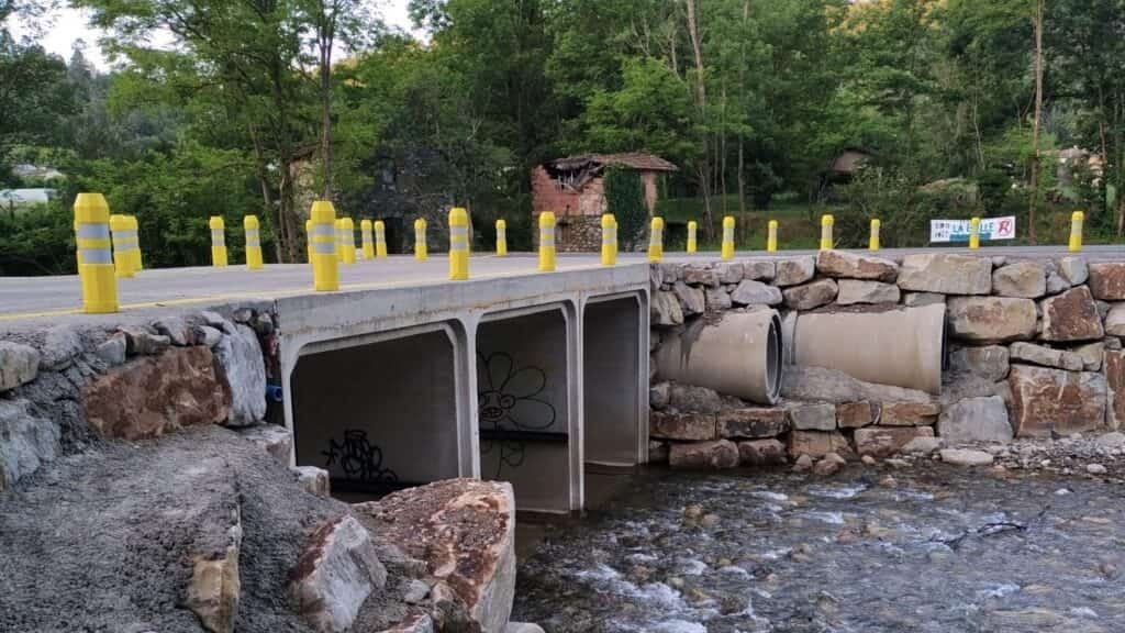 Gard : le pont provisoire de Chamborigaud réouvert ce lundi matin