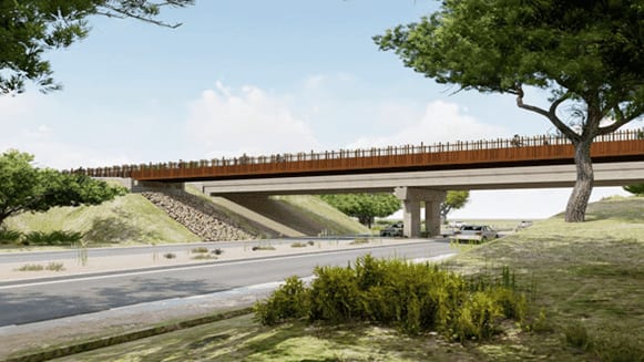 Hérault : la RD 613 coupée à la circulation pour la pose d’une passerelle cyclable