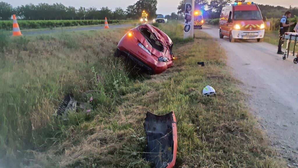 Gard : une femme gravement blessée dans un accident de la route