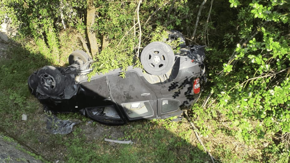 Accident dans le Gard - photo SDIS 30