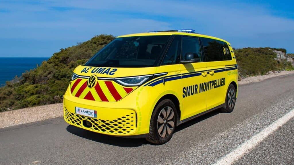 Nouveau véhicule 100% électrique pour le samu 34 - ©️Groupe Gruau
