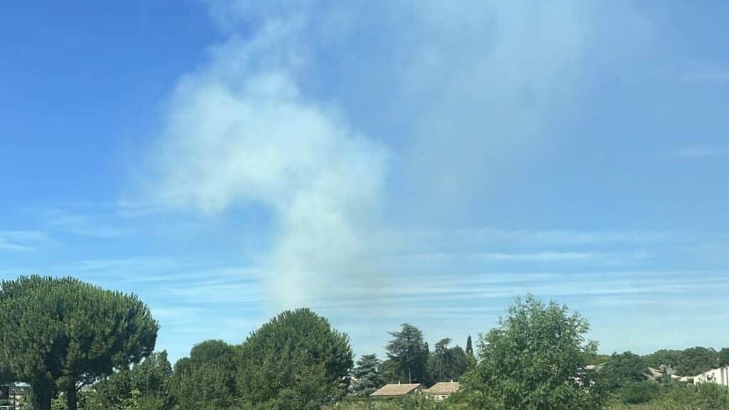 Hérault : incendie en cours à l’Ouest de Montpellier ce vendredi à Pignan
