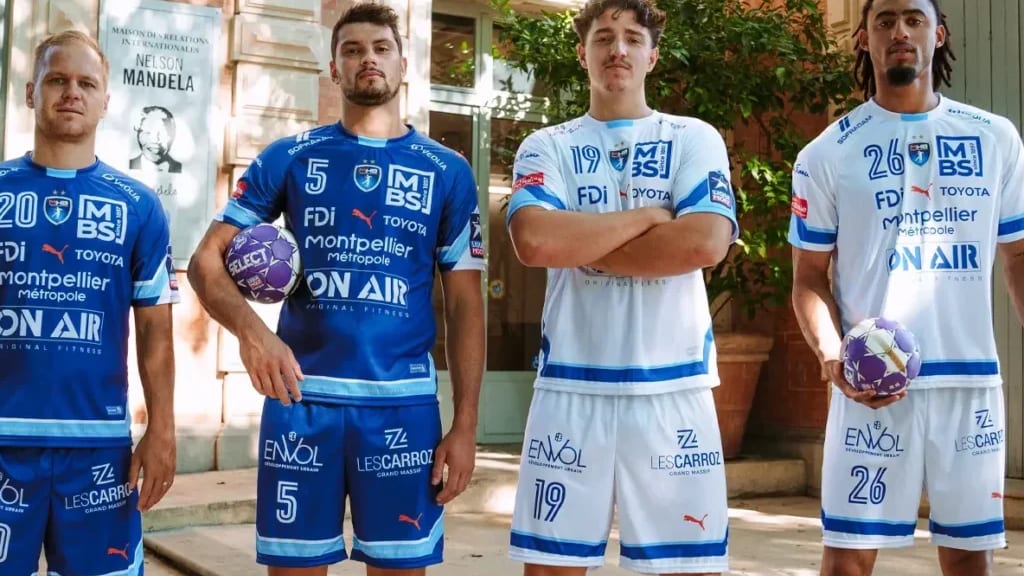 Montpellier : le nouveau maillot du MHB s’inspire d’un bâtiment emblématique
