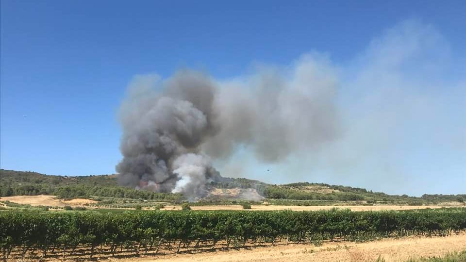 Incendie Hérault