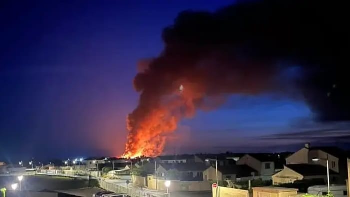 Hérault : important incendie ce mardi soir à Sérignan dans une déchetterie