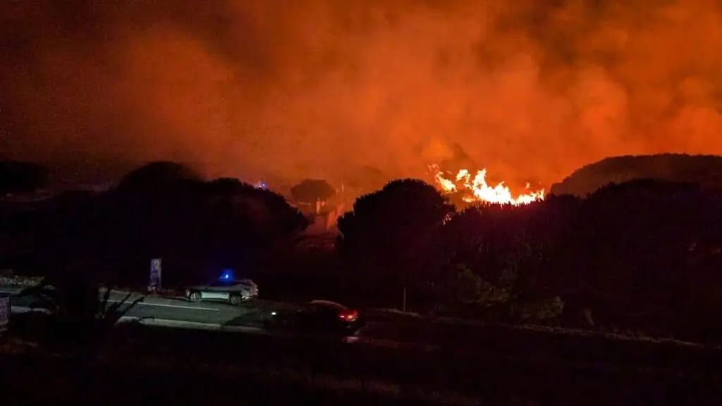 Occitanie : un feu touche un camping, 3000 personnes évacuées en pleine nuit