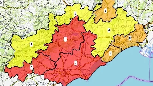 Hérault : risque incendie très élevé sur certaines zones du département