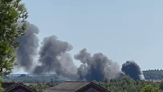 Villeveyrac : un important feu se déclare dans le centre d’enfouissement des déchets de Sète Agglopole