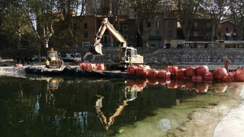 Hérault : rupture du barrage de Laroque, les travaux ont débuté