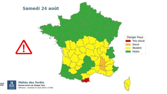 Feux de forêt : les Pyrénées-Orientales en vigilance rouge !