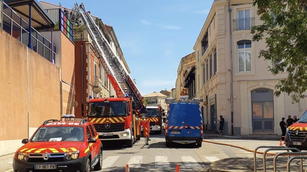 Alès : un incendie se déclare dans un logement